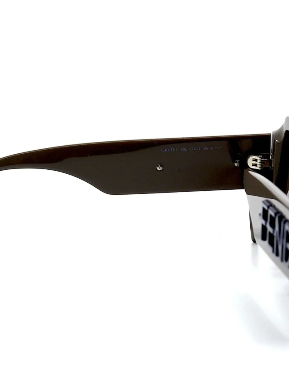 FENDI FE40073U 50E SHINYBROWN MEN'S AUTHENTIC SUNGLASSES MADE IN ITALY NEW